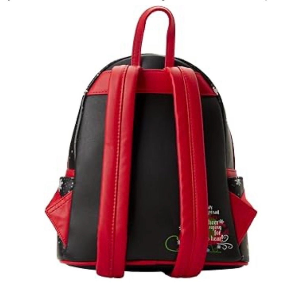 Loungefly ELF Clausiometer Light-Up Mini Backpack - Black/Red/Blue/Green - Picture 4 of 5